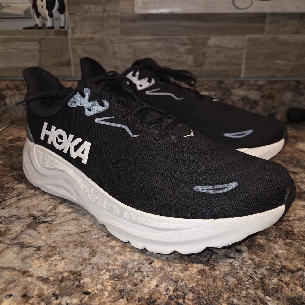 Hoka One One Arahi 8 Black Running Shoes Mens Size 13 Wide 4E Excellent